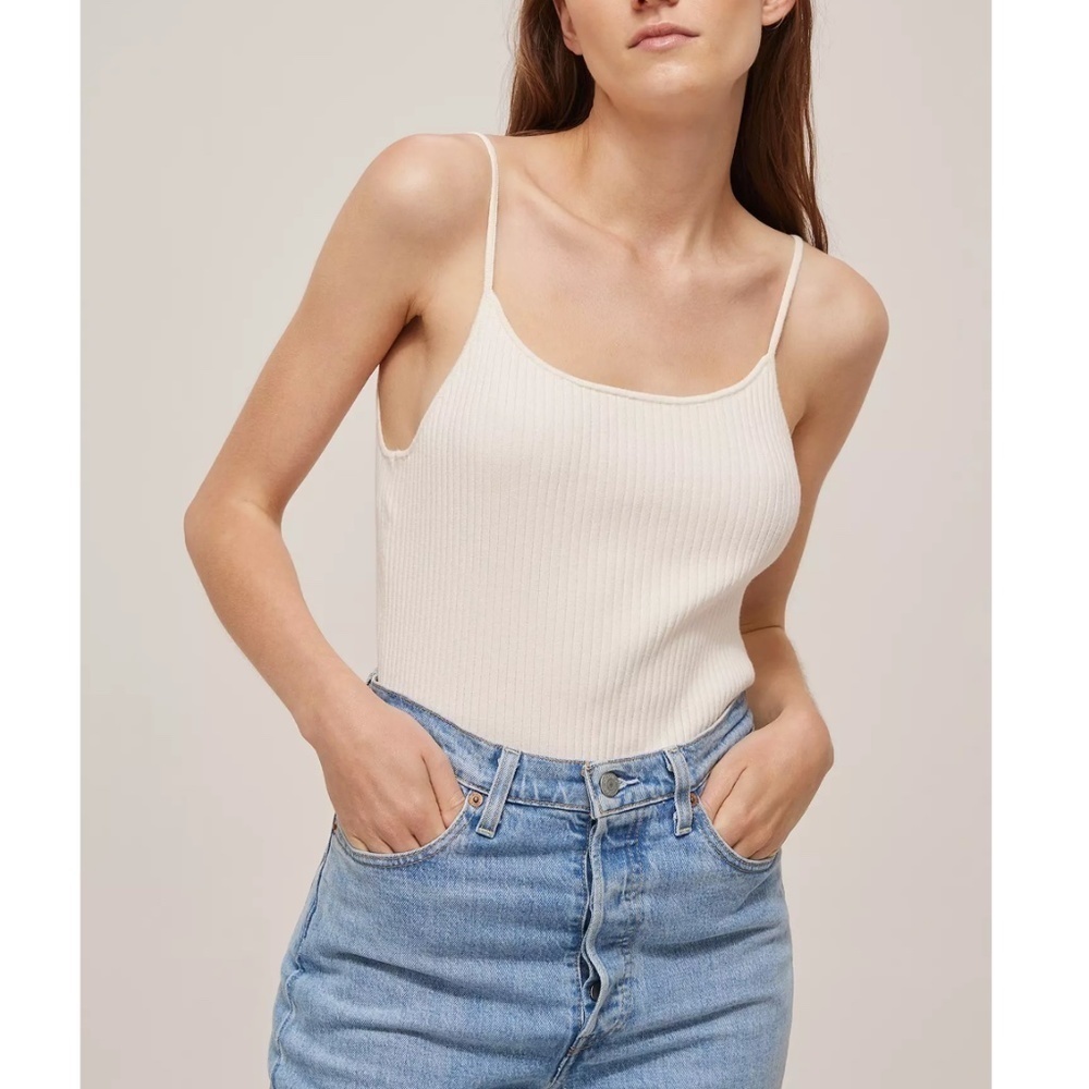 Banana Republic Ribbed Hookup Cami, Snow Day